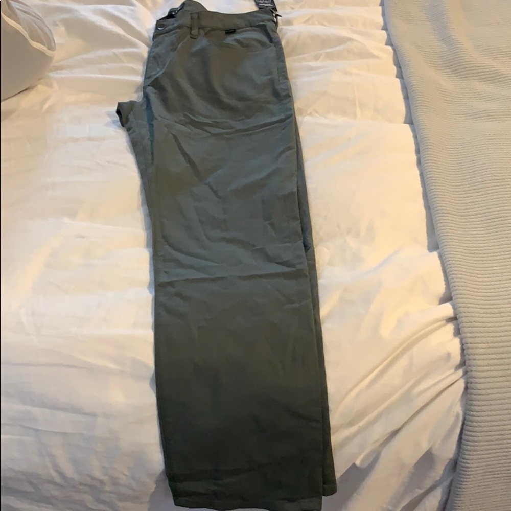 Travis Matthew trifecta2.0 men pant green size 34
